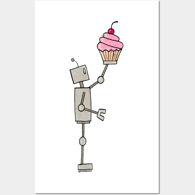 Cutebots Cupcake Wall Art by CuteBotss